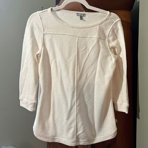 Talbots off white tunic top